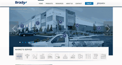 Desktop Screenshot of bradyindustries.com